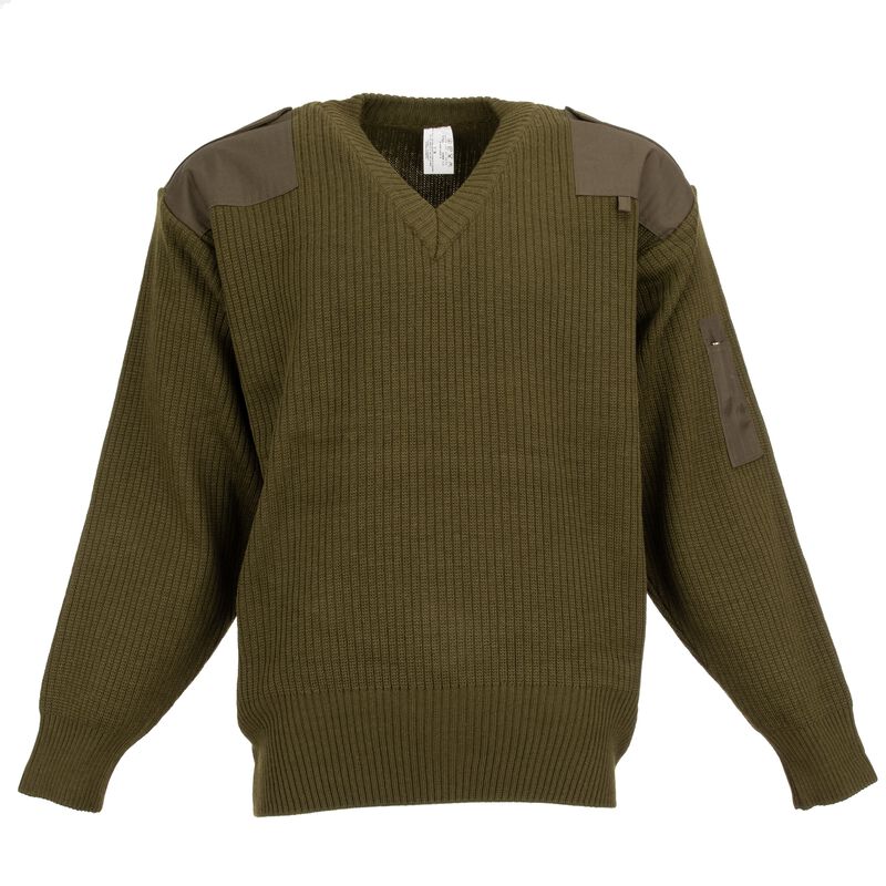 Italian Commando Sweater OD V-Neck | New, , large image number 0