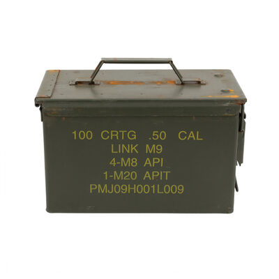 50 Cal. OD Ammo Can Stenciled Mixed | Used, , large