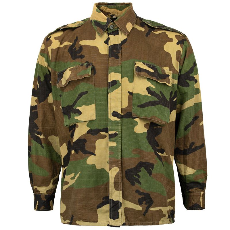 Croatian Woodland Rip-Stop Long Sleeve BDU Shirt, , large image number 0