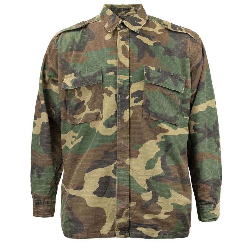 Croatian Woodland Rip-Stop Long Sleeve BDU Shirt, , large image number 1