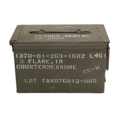 50 Cal. OD Ammo Can Stenciled Mixed | Used
