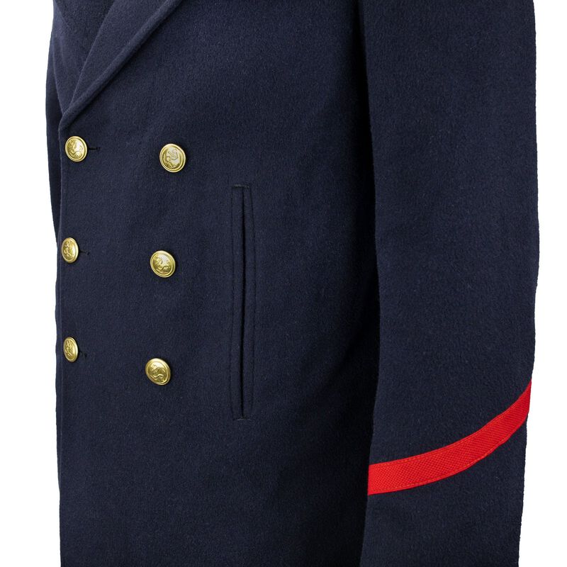 French Military Navy Pea Coat, , large image number 3