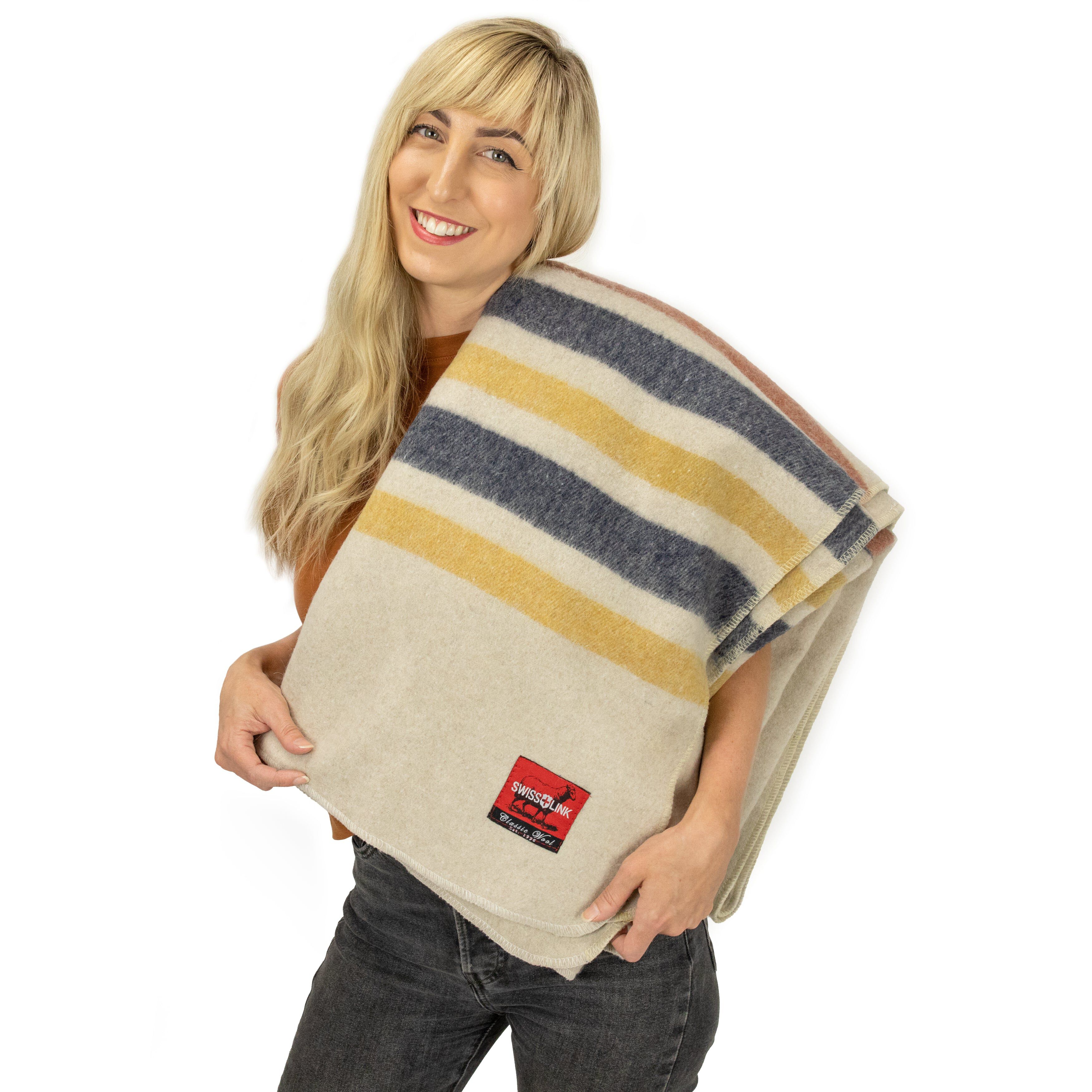 Buy Bay Point Classic Wool Blanket for USD 49.99 Swisslink