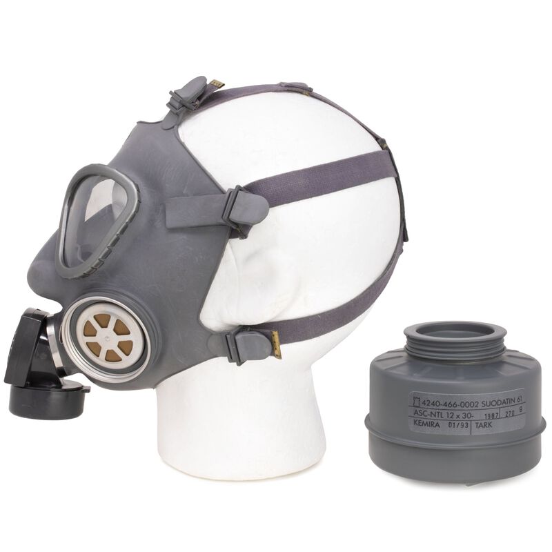 Finnish Army Gas Mask & Filter, , large image number 2