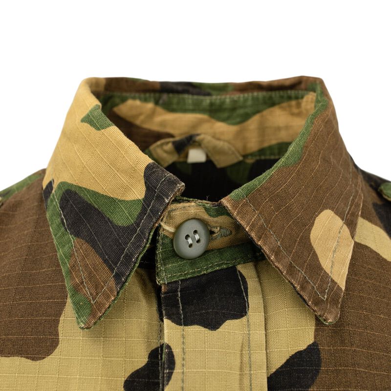 Croatian Woodland Rip-Stop Long Sleeve BDU Shirt, , large image number 7