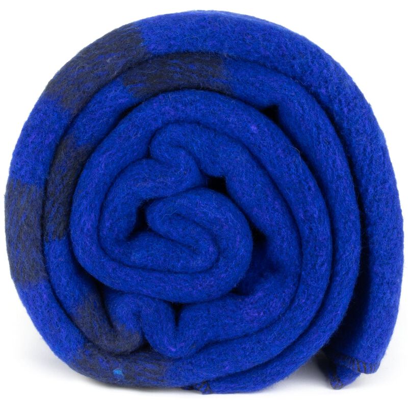 Royal Blue Classic Wool Blanket, , large image number 2