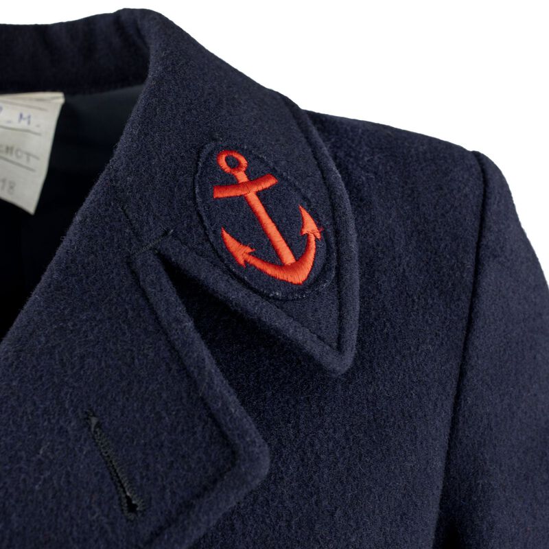 French Military Navy Pea Coat, , large image number 2