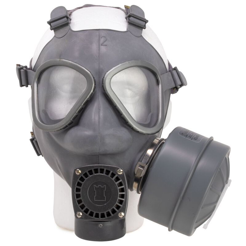 Finnish Army Gas Mask & Filter, , large image number 0