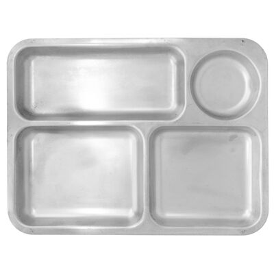 Italian Air Force Stainless Cafeteria Tray [4 trays/unit]