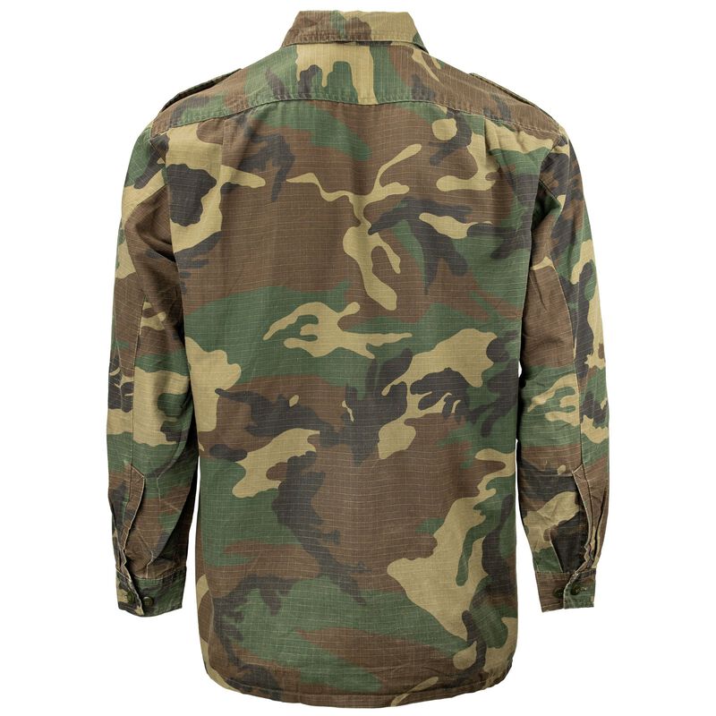 Croatian Woodland Rip-Stop Long Sleeve BDU Shirt, , large image number 3