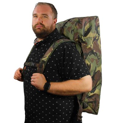 Dutch Army Woodland Backpack / Duffel Bag, , large