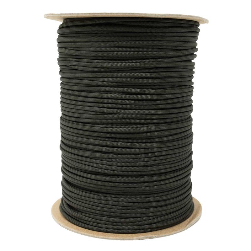 7 strand 550 Paracord 1000 ft OD Green image number 6