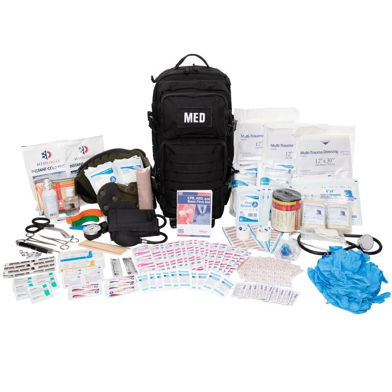 First Aid Full Tactical Trauma Kit | Black, , large image number 1