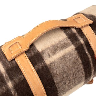 Leather Carrier for Blanket, Bedroll, or Sleeping Bag, , large