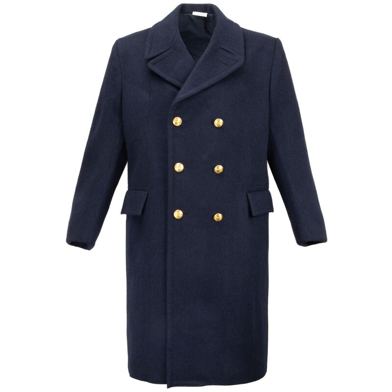 Wool Italian Navy Overcoat image number 0