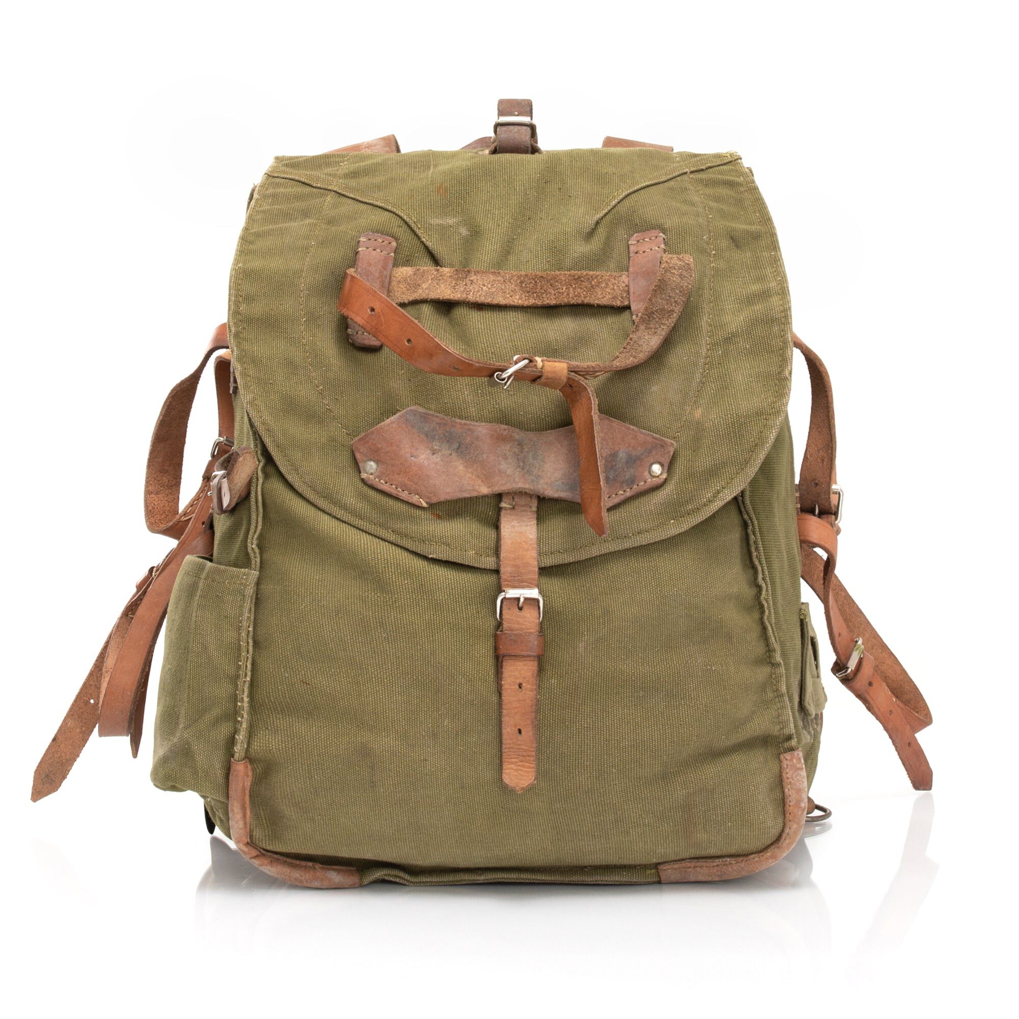 Canvas rucksack military hot sale
