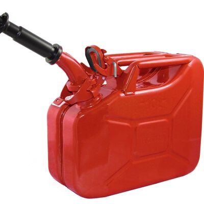 Red 10 Liter Wavian Fuel Can — original NATO Jerry Can