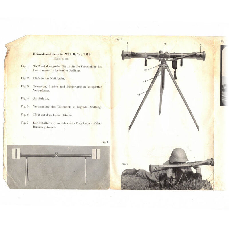 Swiss Range Finder | Complete w/ Tripod | Issued, , large image number 9