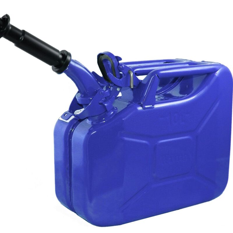 Blue 10 Liter Wavian Kerosene Can — original NATO Jerry Can image number 0