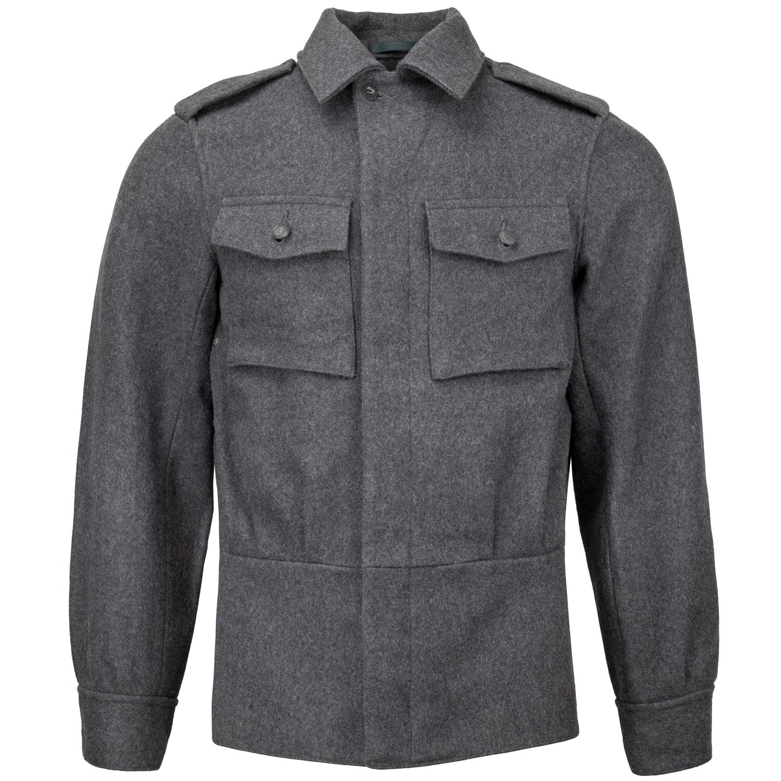 Military jacket grey on sale