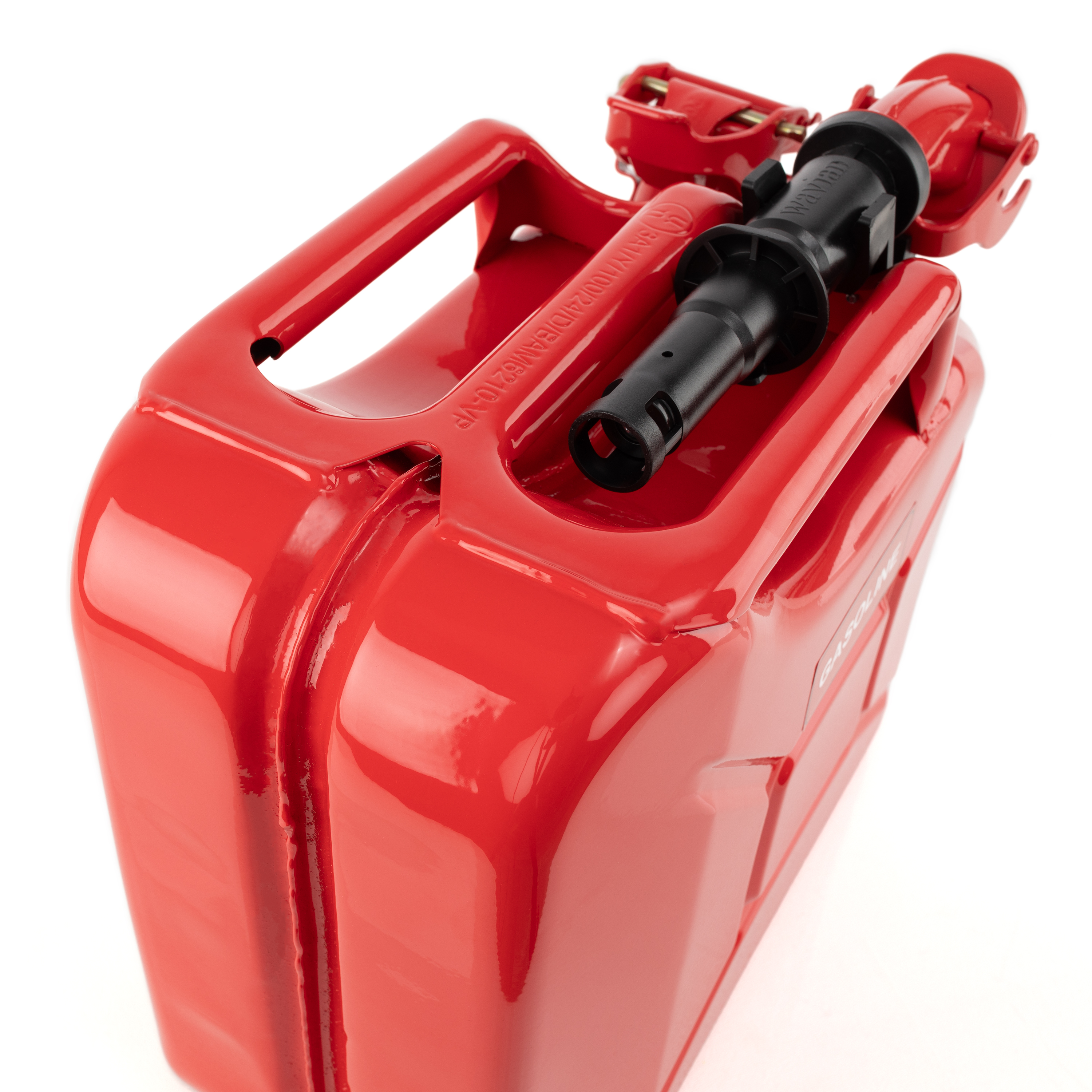 Wavian JC0020RVS NATO Jerry Fuel Can And Spout System, Red