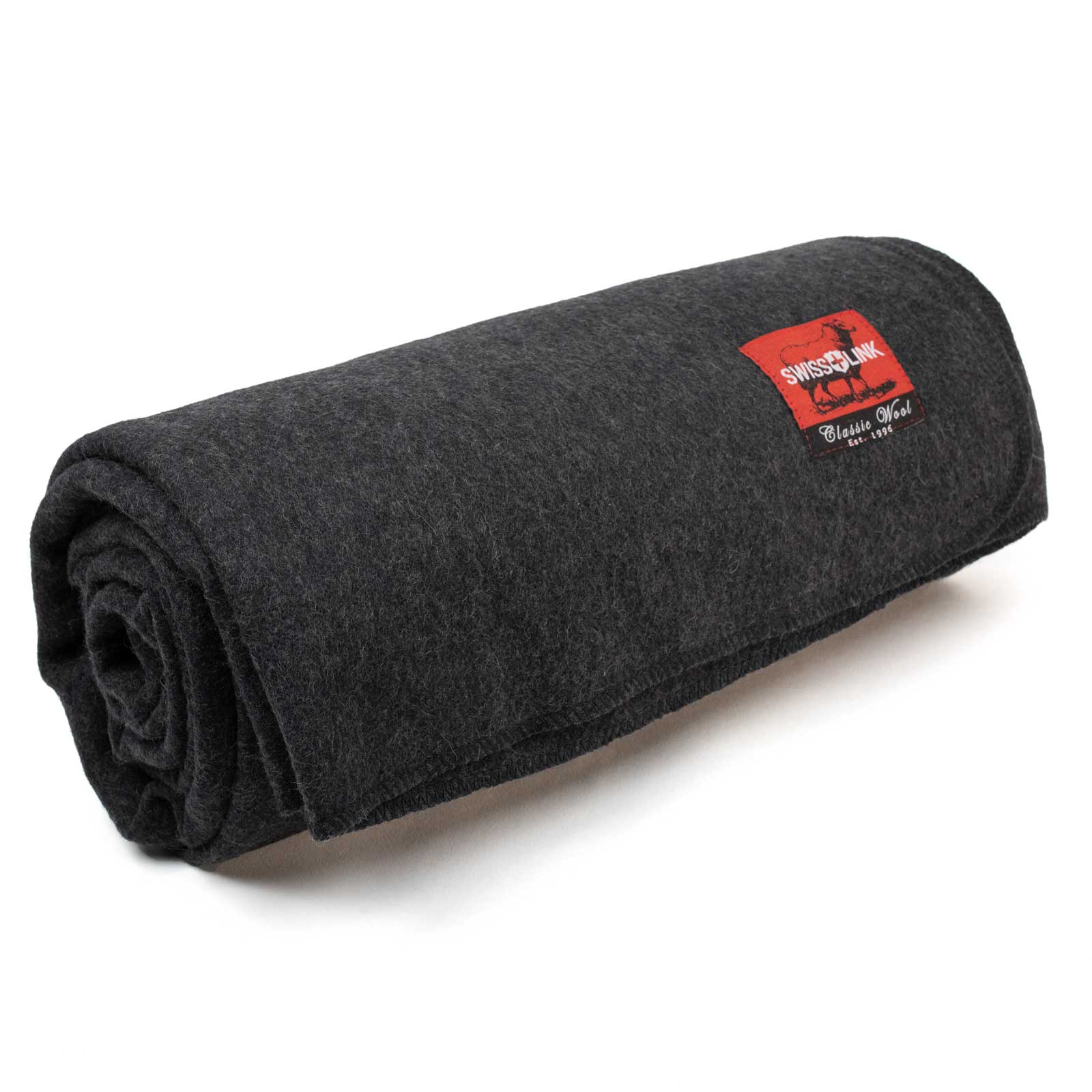 Buy Charcoal Grey Classic Wool Blanket for USD 49.99 Swisslink